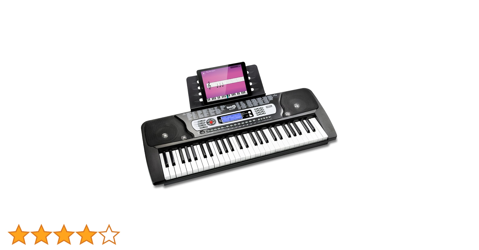 ROKEJAM RJ-654 電子ピアノ Amazon.com: RockJam 54 Key Keyboard Piano with Power Supply, Sheet